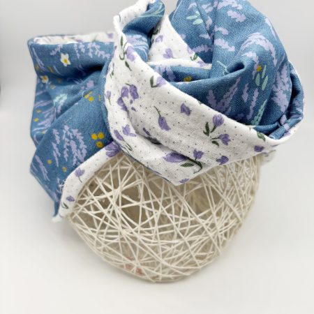 Turbante denim e mussola