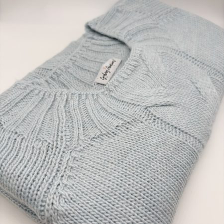 Maglioncino in lana azzurro