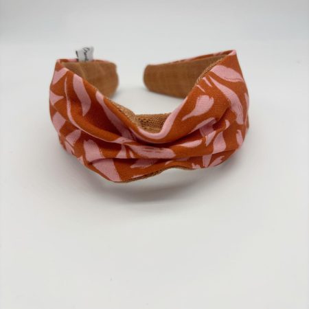 Cerchietto mocha pink a farfalla