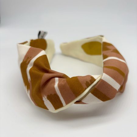 Cerchietto twist mocha mousse