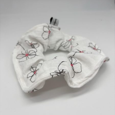Scrunchie Mussola fiori