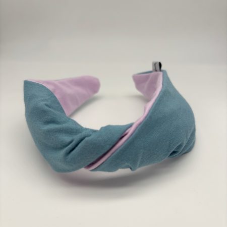 Cerchietto Twist lavanda e mirtillo