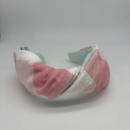 Cerchietto Twist Panna e Zucchero filato